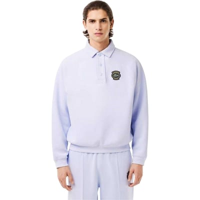 Lacoste Heren Heritage Katoenen Sweatshirt (Blauw)