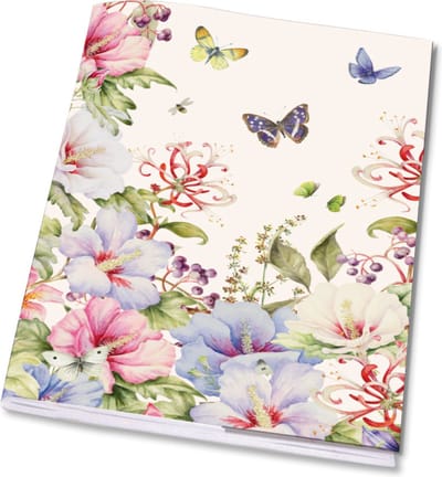 Set van 3 schriften Janneke Brinkman HIBISCUS