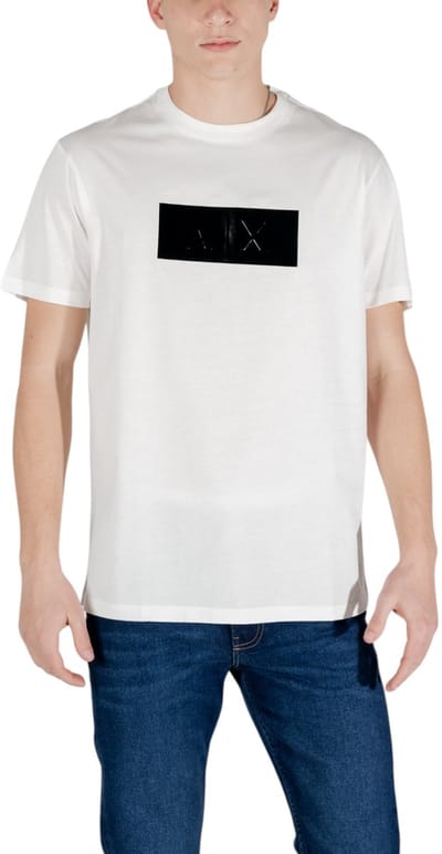 Printed Round Neck Cotton T-Shirt - White Shirts