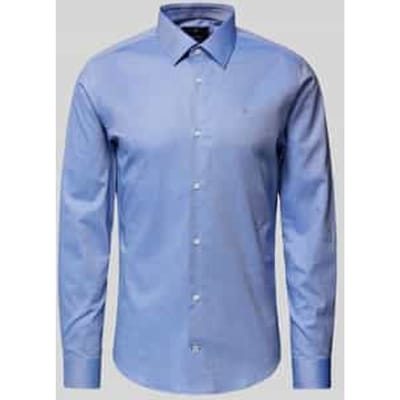 Slim fit zakelijk overhemd met kentkraag, model 'Pierce'