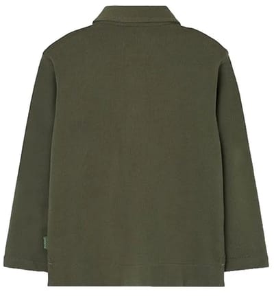 Boboli Pique Lange Mouw Poloshirt Groen 5 Years Jongen