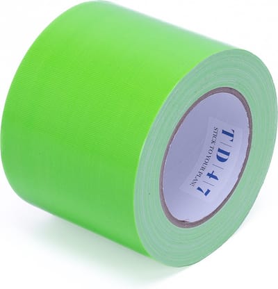 TD47 Gaffa Tape 100mm x 25m Fluor Groen