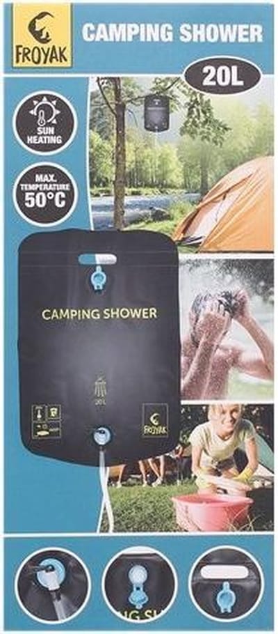 Froyak Camping douche- Camping shower- 20 L- Douche