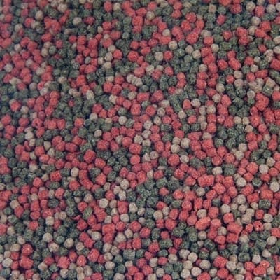 Koivoer Mix - 3 mm - Rood/Groen/Wit - 15 Kg