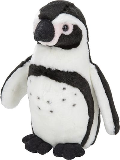 Nature Planet Pluche Humboldt Pinguin - knuffel - 18 cm - Pooldieren knuffel - Pinguins Knuffeldieren