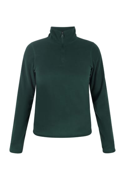 Mymo Fleece trui Dames donkergroen