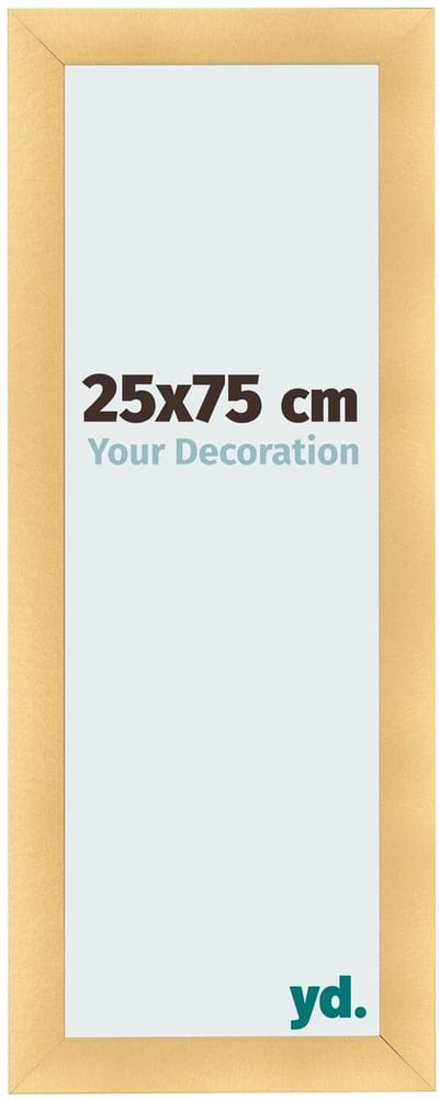 Your Decoration - Fotolijst 25x75 cm - MDF - Goud Mat - Pisa