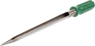 Graanmonster Grondtester - Bodemsonde Poedersampler - Bodeminspectie Uitvoeren - Roestvrijstaal ABS Handvat - 30.5 cm - Zilver