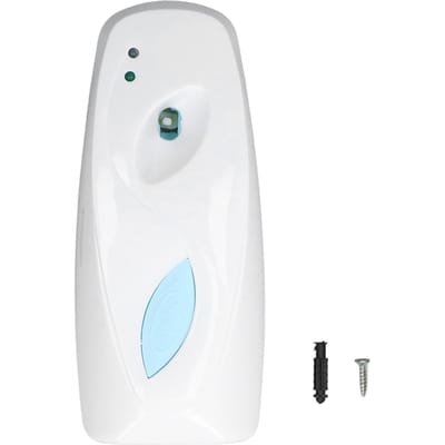 Diffuseur de parfum automatique temporisé à perception de la lumière mural pour la maison et la salle de bain white