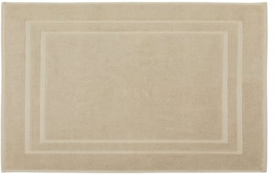 DoubleDry Hotel Badmat 50 x 80 cm – 100% Katoen 1000 g/m2 – Zacht & Absorberend - BeigeTaupe