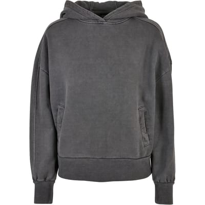Dames sweatshirt met capuchon Urban Classics Heavy Terry Garment Dye