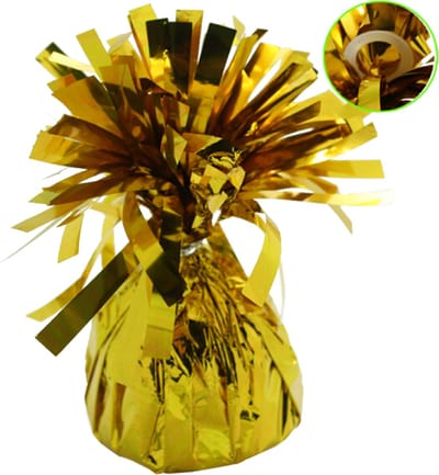ballon gewichtje 170 gr goud 1 stuk