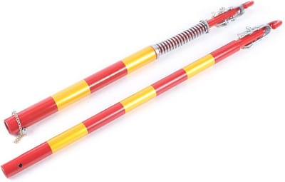 Trekstang - Paal Herstel - Voertuigen Verbinden - 5 Ton Capaciteit - 175cm Lengte - Rood Geel