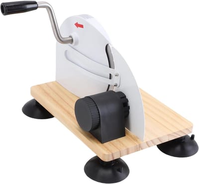 Handmatige Broodsnijder - Broodgereedschap Keuken - Gelijkmatig Brood Snijden - Stabiele Zuigbasis - 37 Centimeter - Metaal