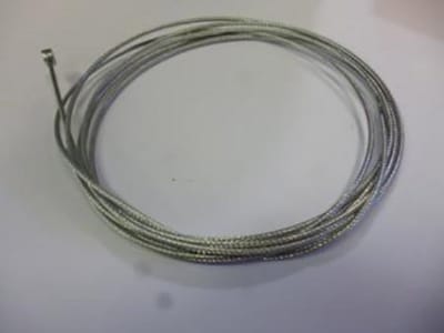 Câble neuf de 2 mètre Tête Ø6mm x 3mm pour moto scooter vélo cyclo mob deux roues