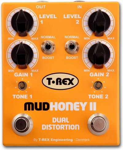 T-Rex Mudhoney II Vintage Classic Dual Distortion - Distortion voor gitaren