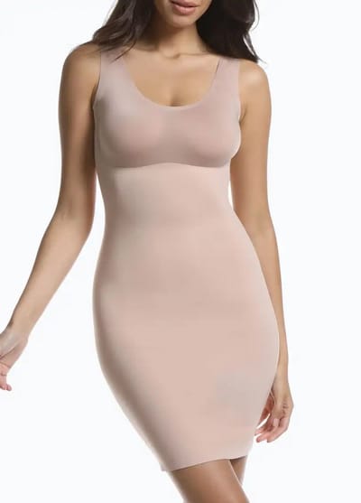 MAGIC Bodyfashion Tone Your Body Tank Dress Dames Corrigerend ondergoed - Black - Maat S