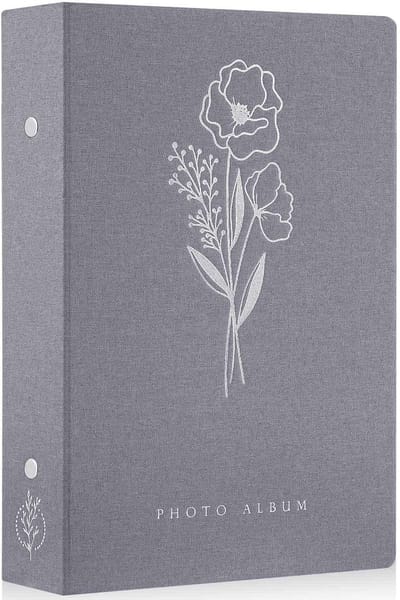 Dailygoods- Fotoalbum 300 Foto's - Insteekalbum - Linnen Cover - 10x15 cm - 50 Bladen - Zuurvrij en Stofdicht - Fotosboek