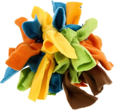 Honden Snuffelmat - Voedingspuzzel Speelgoed - Mentale Stimulatie - Voorkomt Verveling - 20 x 20 cm - Multicolor