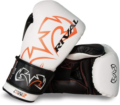 Sparring Handschoenen - Bokshandschoenen Vechtsport - Intensieve Training - Innovatieve Dubbele Hoek V-riem - 16 OZ - Wit