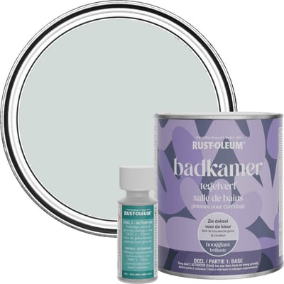 Rust-Oleum Lichtgrijs Badkamer Tegelverf Hoogglans - Duifgrijs 750ml
