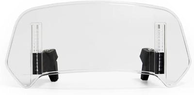 Motorfiets Windscherm - Winddeflector Clips - Comfortabel Rijden - Verstelbare Positionering - 280mm x 120mm - Transparant