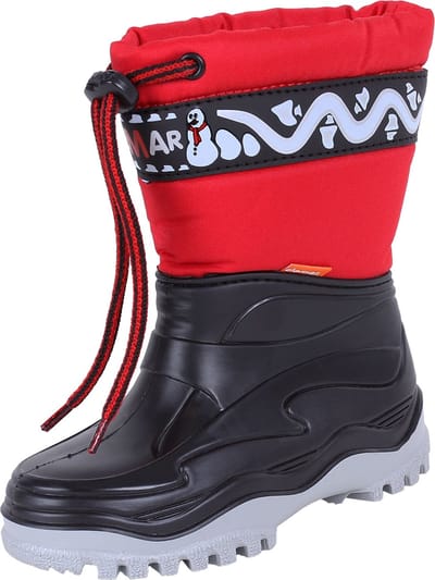 Rode, geïsoleerde snowboots FROST DEMAR