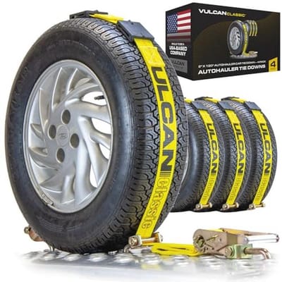Auto Tie Down voor Autohaulers - Veilig en Betrouwbaar Systeem - 300 Inch - 4 Stuks