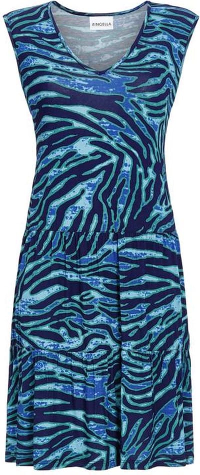 Ringella – Ocean Green – Dress – 3221046 – Print Green Blue - 40