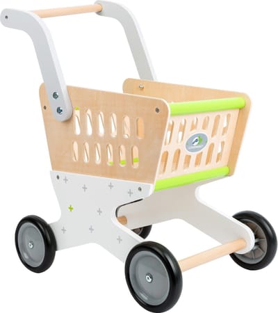 Small Foot - Wooden Shopping Cart Supermarket