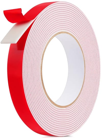 Dubbelzijdige Lijm Tape 5mx20mm, 2mm Dikte, Waterdichte Montage Tape voor Auto, Huis en Kantoor Decoratie, Extra Sterke Foam Tape voor Muren en Spiegels