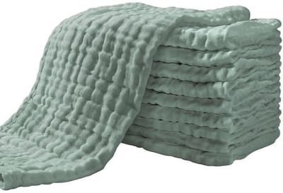 Unyqoos ® Luxe Absorberende Babydoeken Set van 10 Stuks voor Veelzijdig Gebruik