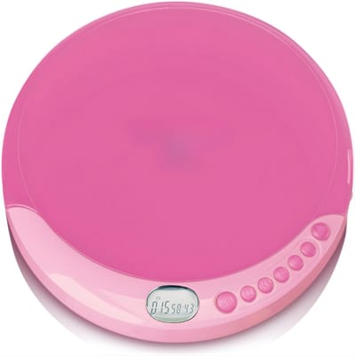 AHD® CD Speler - Draagbare CD Speler - Portable CD Speler - Roze - 15cm x 14cm x 3cm