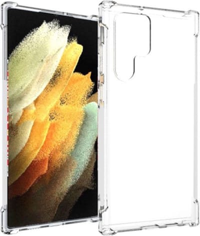 Anti shock silicone Doorzichtig Back Cover Geschikt voor Samsung Galaxy S23 Ultra - Telefoonhoesje