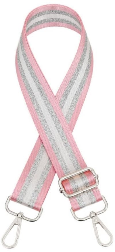 Dailygoods- Tasriemen Verstelbaar 75-130 cm - 3,8 cm Brede Riem - Polyester - Schouderband voor Tas - DIY Accessoires - Zilveren Gesp - Schouderriem