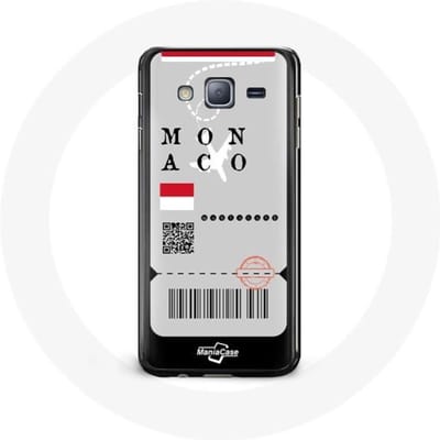 Hoesje voor Samsung Galaxy J3 Monaco vliegticket