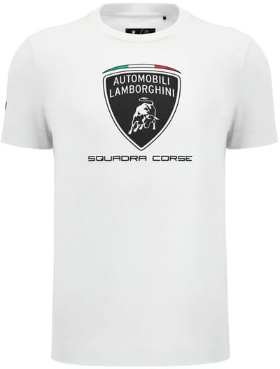 Lamborghini Squadra Corse Men Sportswear Jersey Wit Medium