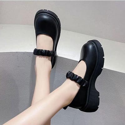 Japanse Mary Jane Schoenen Studenten Zomer Lente Herfst Retro Jk Uniform Schoenen Cosplay Plus Size Damesschoenen Lolita Schoenen 35 gray