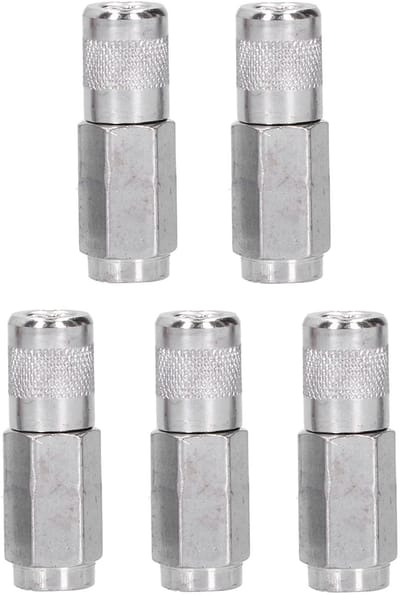 Dailygoods- Vetspuit Koppeling - 1/8" NPT - Quick Lock - Standaard Vetspuit - Platte Nozzle - Fitting Tip