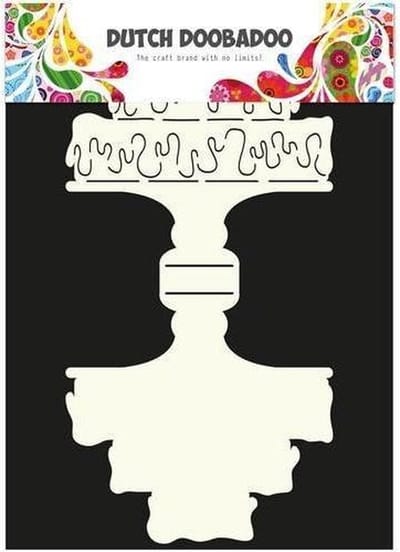 Dutch Doobadoo Dutch Card Art stencil Cake A4 2x 13.5x14.5 centimeter  470.713.501