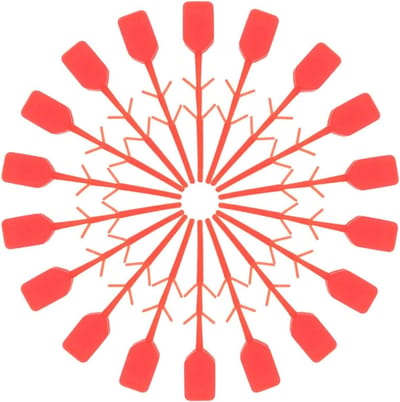 Brandblusser Zegels - Sabotage Trekker - Veiligheid Borgpen - Levendige Kleur - 300 Stuks - Rood