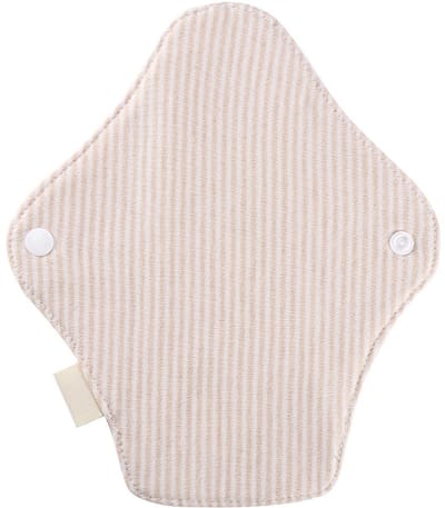 7,5 x 2,6 inch herbruikbare dames maandverband wasbare inlegkruisjes stoffen maandverband