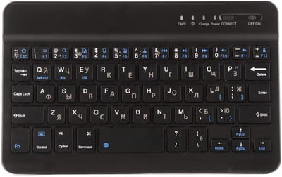 aladdien - Draadloos Toetsenbord - Bluetooth Toetsenbord - Ultradun en Energiebesparend - Zwart - Draagbaar Toetsenbord - Geschikt voor iOS en Andro..