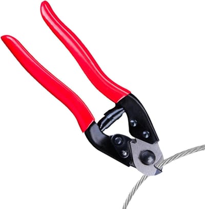 Draadkabelsnijders Set - Robuuste knipper - Klusprojecten Afwerken - Voor Staaldraad - 2 Stuks - Grijs