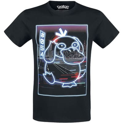 Pokémon - Gaming T-shirt - Enton - Neon - S tot XXL - voor Mannen - zwart