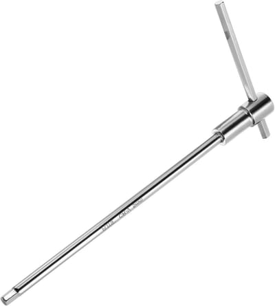 Hex Sleutel met T-Handgreep, 5mm, CR-V Staal, Voor T of L Driver - Ideaal voor Mechanisch Werk, Onderhoud en Doe-Het-Zelf Projecten