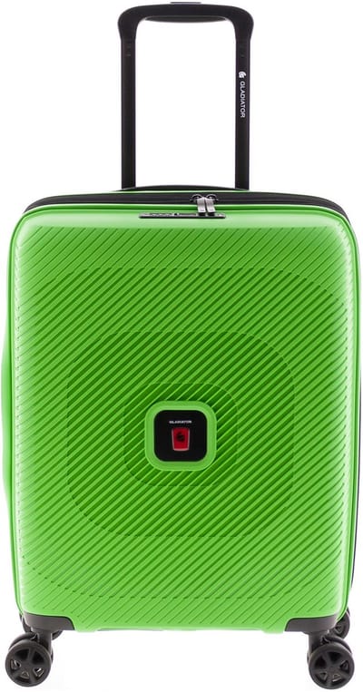 Gladiator 2800 4 wielen Cabinewagen 55 cm met uitbreidingsplooi - Harde bagage - TSA slot - green