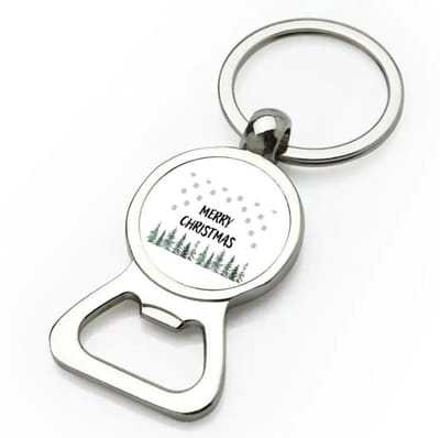 Akyol - kerst merry christmas kerstbomen flesopener - Kerstmis - kerst beker - winter - kerst - christmas - kerst cadeau - 9 bij 3 cm