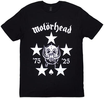 Motorhead - 50 Years BMG Logo Heren T-shirt - S - Zwart
