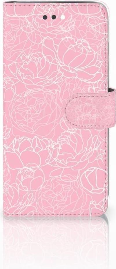 Apple iPhone 7 Plus | 8 Plus Hoesje White Flowers